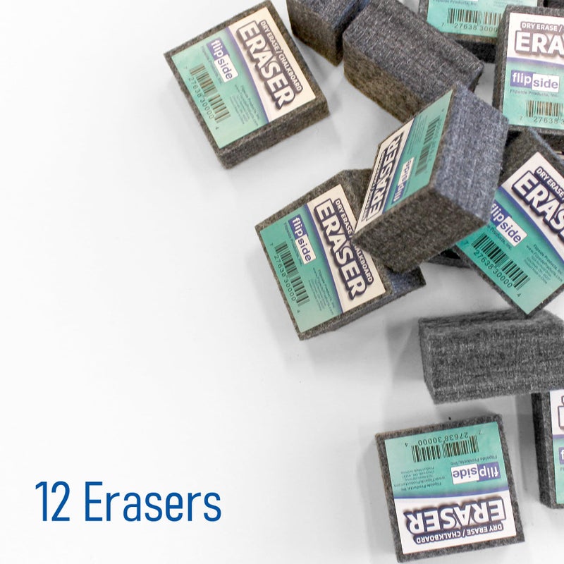 Flipside Products Flipside Dry Erase Felt Student Erasers, Pack of 12 - Image 2
